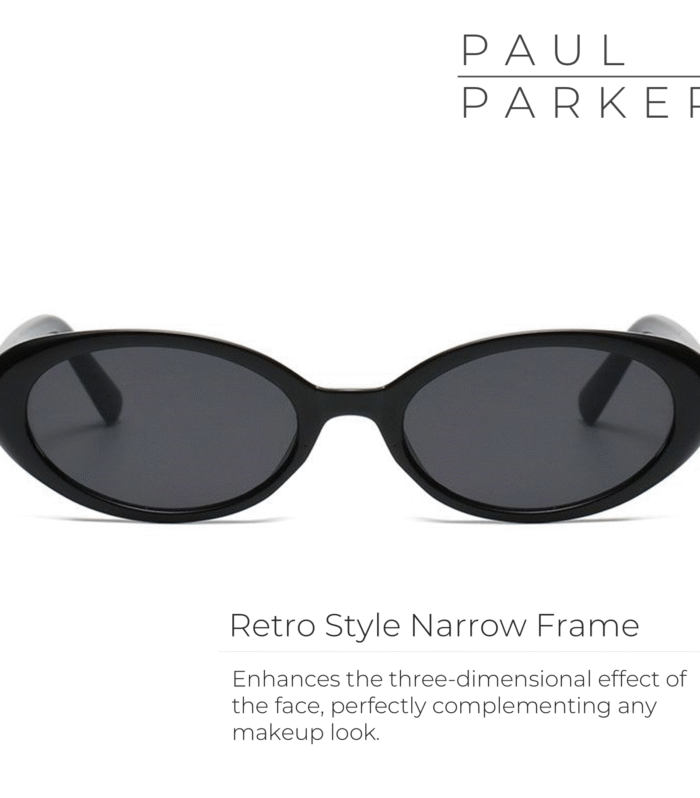 UV 400 Retro Oval Frame - Suitable for All Face Shapes