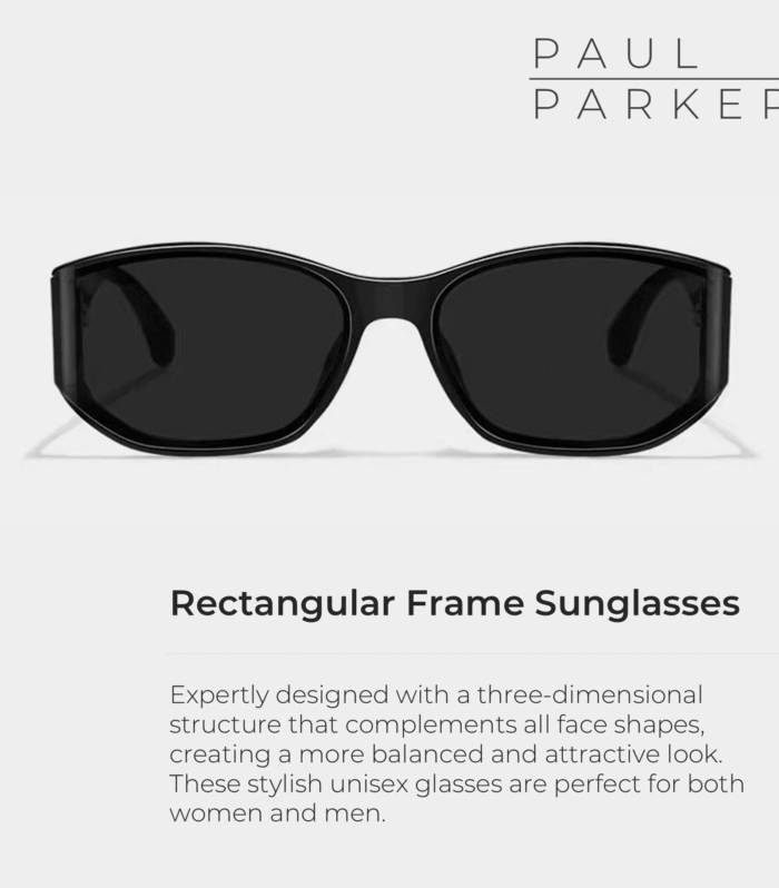 Gold Frame UV 400 Sunglasses-Wide View Feature-Fit All Face Types